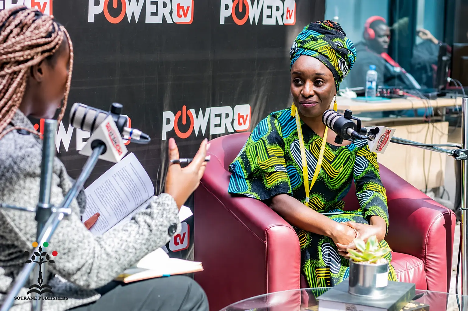 Marita Banda during a radio interview